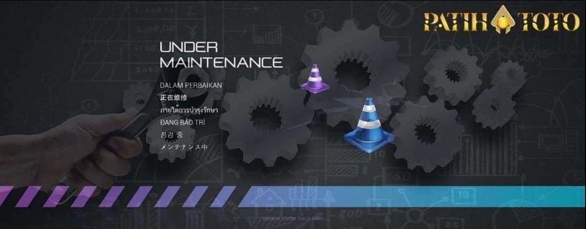 patihtoto's tweet photo. Yth, Member PATIHTOTO, Saat ini kami sedang melakukan MAINTENANCE/PERBAIKAN  RUTIN setiap hari KAMIS.   Pada pukul 07.00 WIB dan diperkirakan akan selesai pada pukul 10.30 WIB.Untuk permainan TOGEL dan LIVEGAMES (Meja ditutup) dan akan di buka kembali setelah maintenance selesai https://t.co/AG3zGniumj