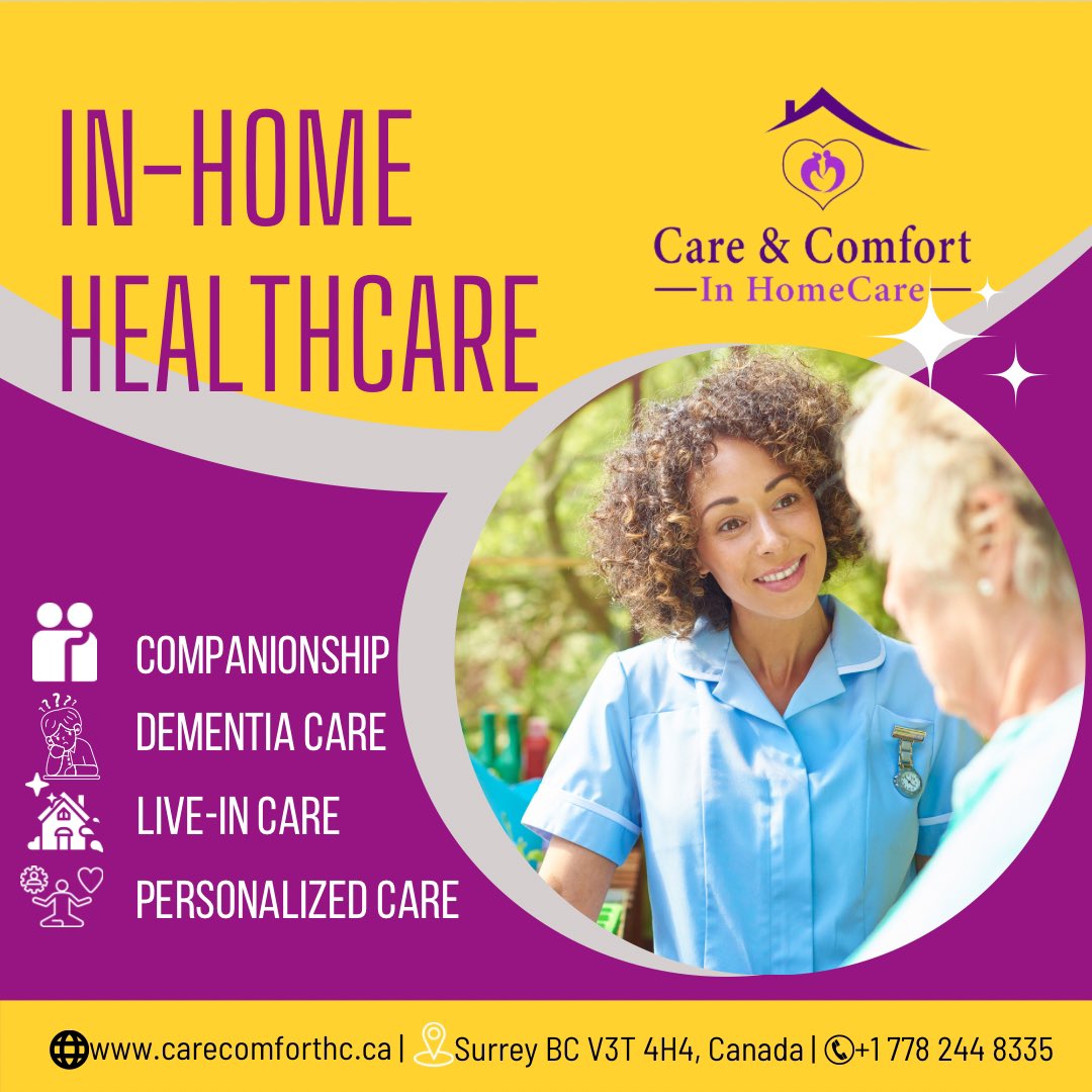 CareComforthc's tweet image. Our service delivery ensures that you receive the best care in the comfort of your home. 

Call out team today to book a Free one-on-one assessment. 
___________________________________

WE CARE. ❤️ 
We deliver care 24/7; 365days a year.