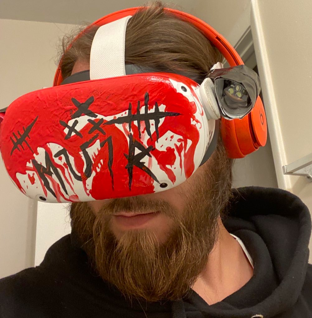 J0hN_Mu1R's tweet photo. #VRhair #VR #metaquest #customVR #wtfboom https://t.co/6yESVVLhfj