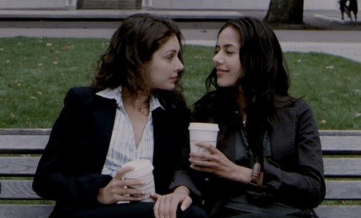 jeannakadlec's tweet image. I CANT THINK STRAIGHT is a lesbian movie that ends happily and when I tell you my shock at no one dying or getting killed or running off with a man. queer joy! the biggest plot twist ever.