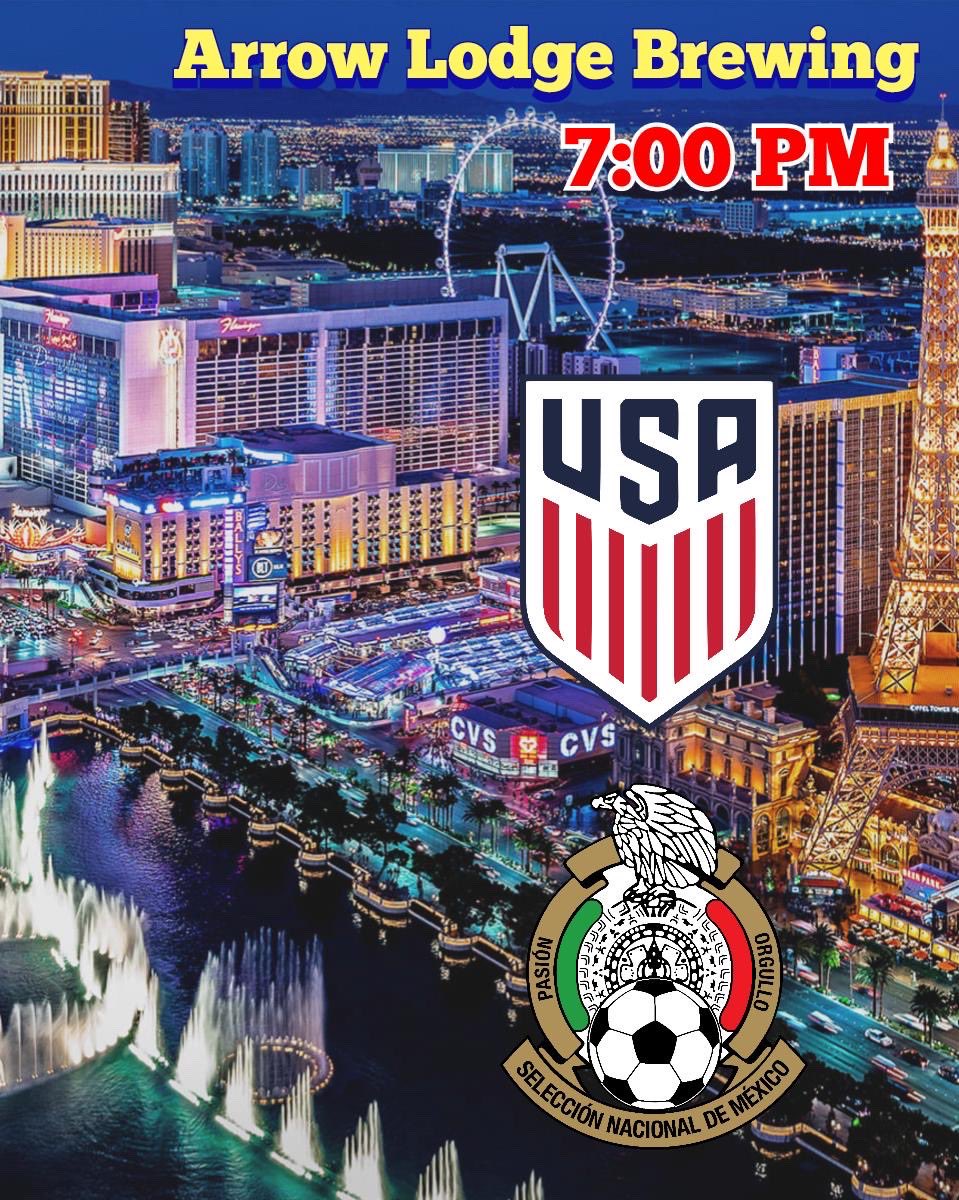 We’ll be at Arrow Lodge in Covina tomorrow for the concacaf Nations League semifinal. 

USA vs. Mexico!! ⚽️