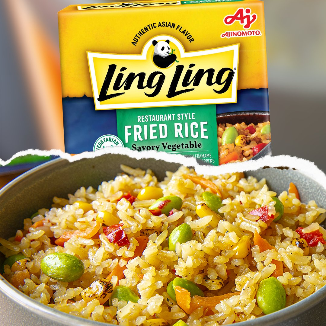 LingLingPanda's tweet photo. Are dinner plans up in the air? Look no further than Ling Ling delicious Vegetable Fried Rice! The perfect go-to meal that is both satisfying and convenient 🍚

Try for yourself and shop the link in our bio! https://t.co/s2JcD1dYit
