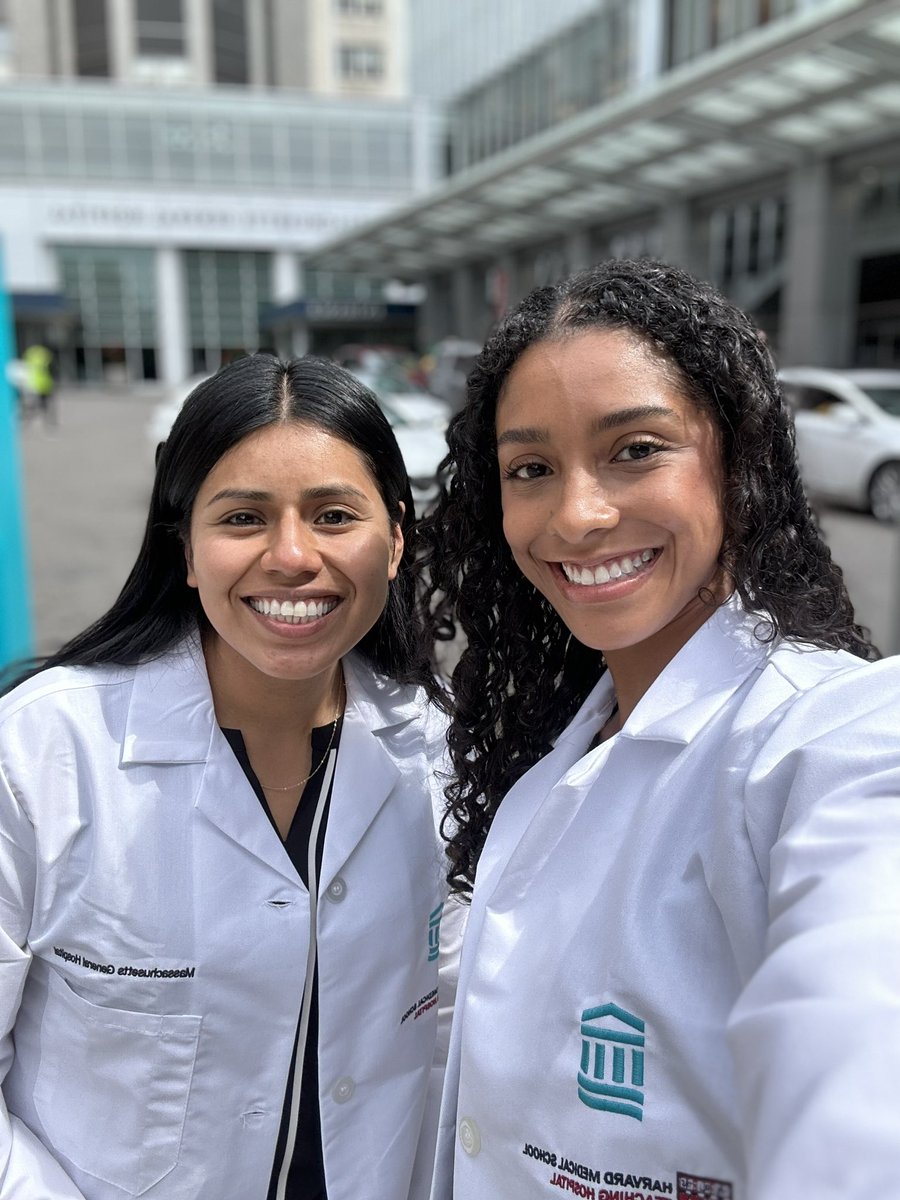 Today was day 1 of @MGHSurgery Residency Orientation with @_MicaelaTorres_!!! We are super excited to begin this journey and so grateful to be a part of such a stellar intern class! 👩🏽‍⚕️👩🏻‍⚕️#LatinxSurgeons