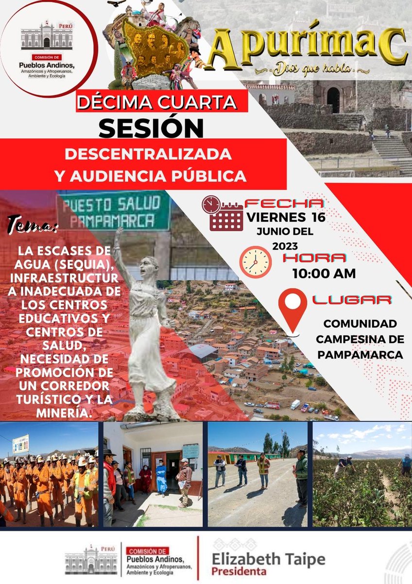 Comisión Pueblos Andinos, Ambiente y Ecología tweet media
