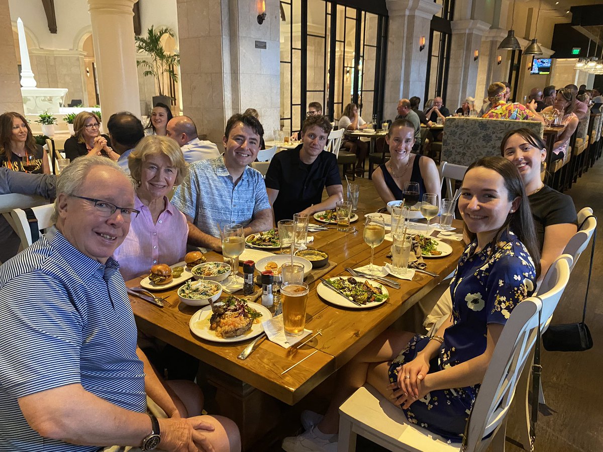 A well deserved dinner for team Griffin360! Cheers!