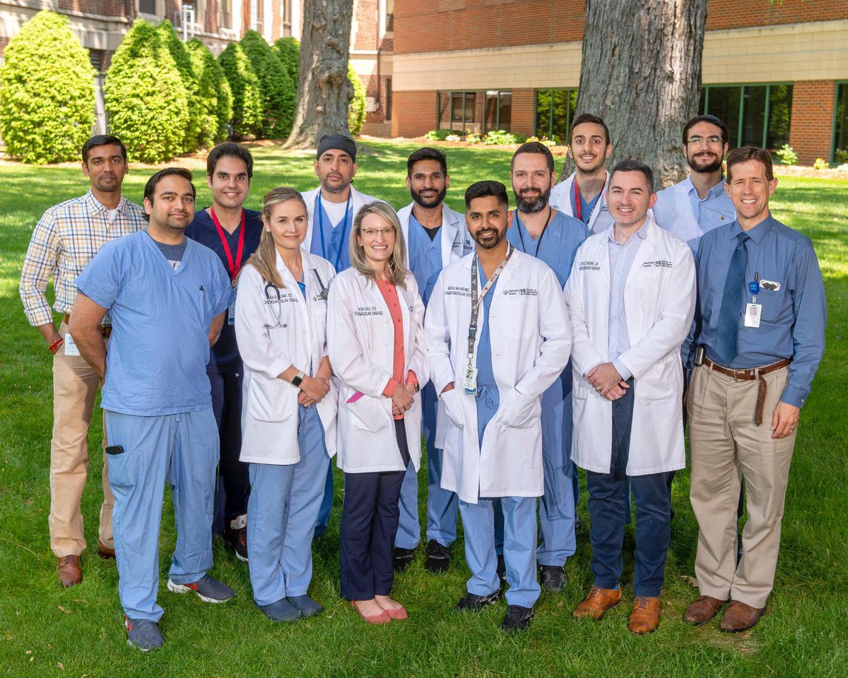 Here it is folks! Our annual picture with all 12-members of our rockstar crew alongside our program director extraordinaire Dr. @QuinnPack! Stay tuned for pictures from our graduation ceremony tomorrow evening! @ajkadado @apervaizmd @CardioCCdoc @ChrisAb_cardio @MAbozenah