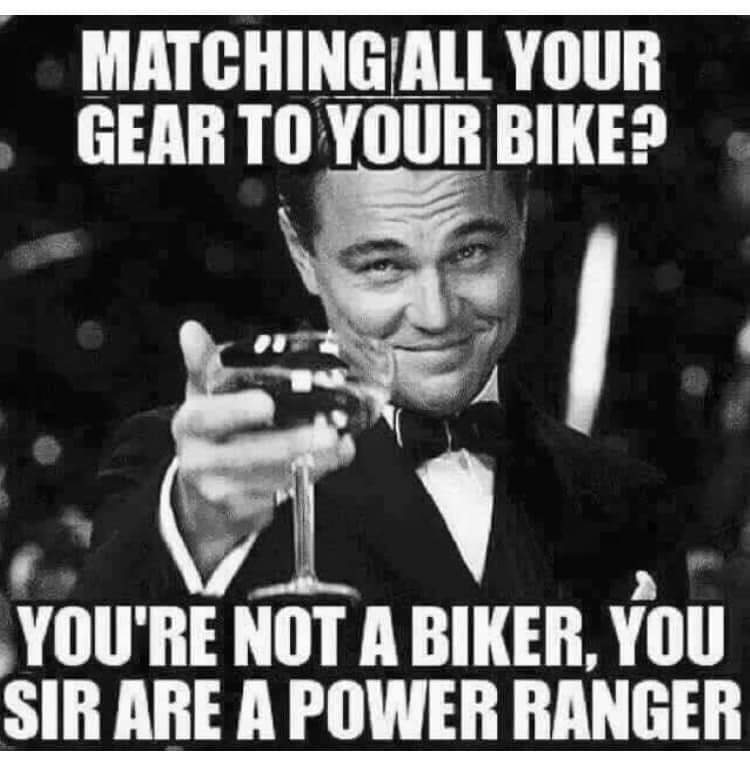 I don't care what cyclists wear, but this is darn funny.