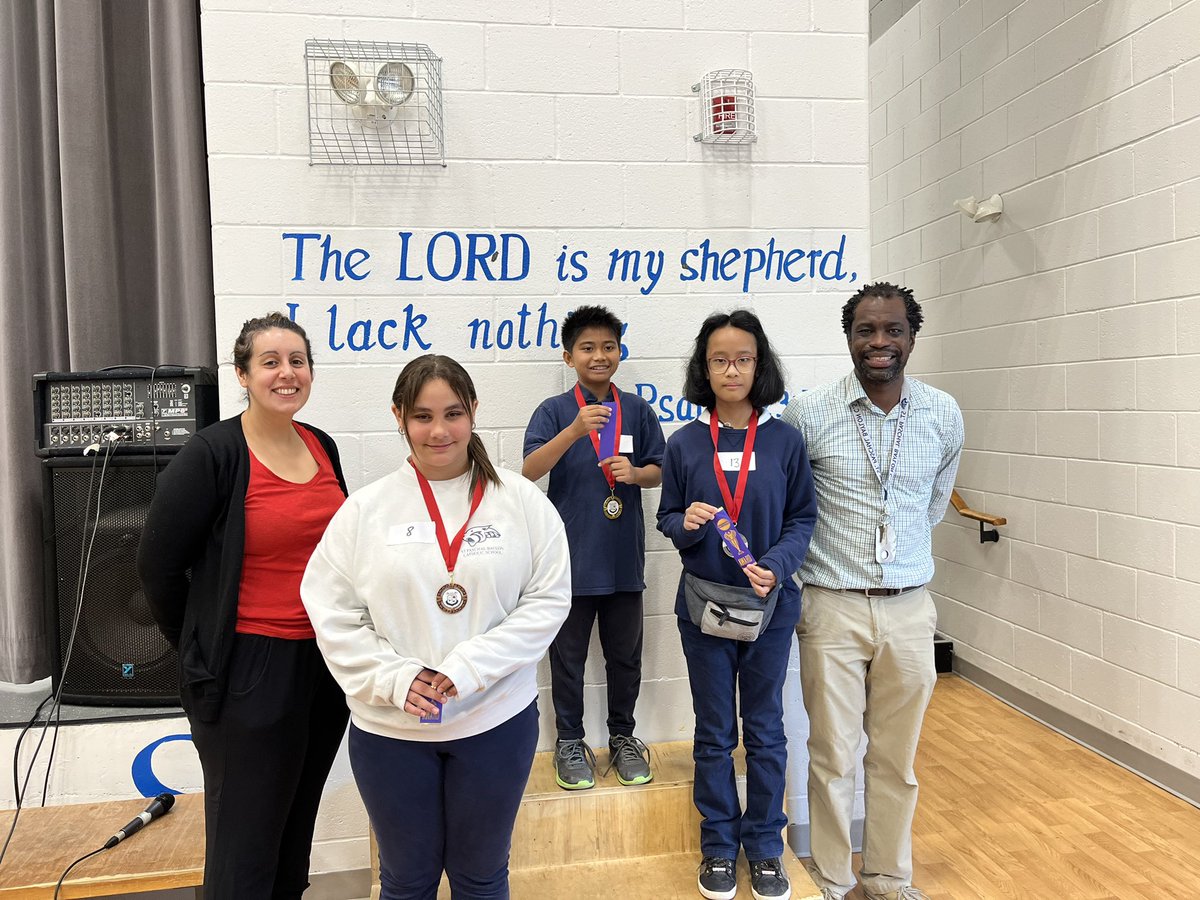 stpaschal_tcdsb's tweet photo. Congratulations to all the talented Junior and Intermediate participants of our 🐝Spelling Bee🐝! You showcased incredible spelling skills &amp; made us “P-R-O-U-D” !Thank you @TeacherToronto &amp; Ms Petucci for organizing this for us!! @BottosMichelle @mariarizzo @GrassaCharlie @TCDSB https://t.co/1XxNm2OEyG