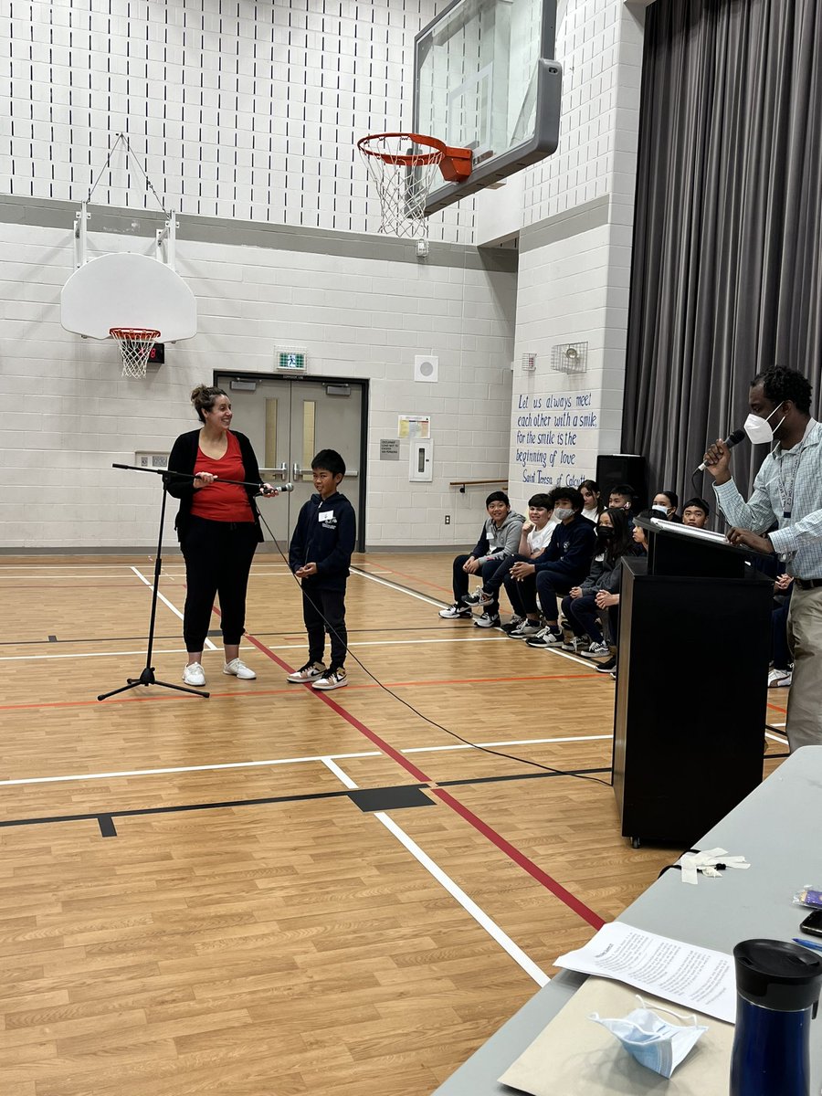 stpaschal_tcdsb's tweet photo. Congratulations to all the talented Junior and Intermediate participants of our 🐝Spelling Bee🐝! You showcased incredible spelling skills &amp; made us “P-R-O-U-D” !Thank you @TeacherToronto &amp; Ms Petucci for organizing this for us!! @BottosMichelle @mariarizzo @GrassaCharlie @TCDSB https://t.co/1XxNm2OEyG