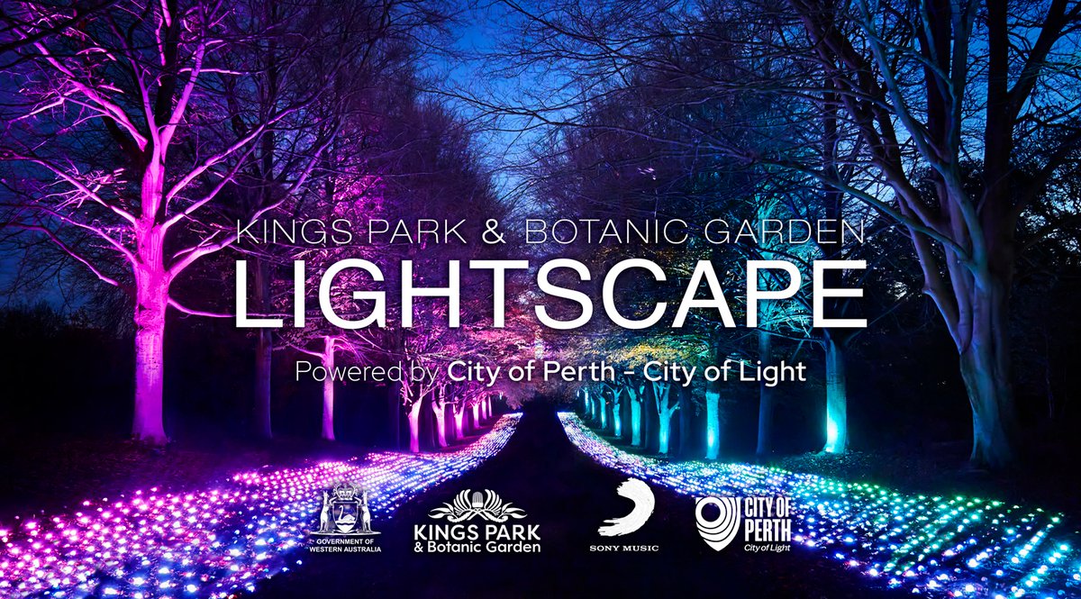 JayStill4's tweet photo. After months of hard #event work it has arrived.
#Preview night #tonight.
#Opening night tomorrow.
#Lightscape #Perth #KingsPark #SonyMusic #CultureCreative @CityofPerth https://t.co/1zN2X8qA5K