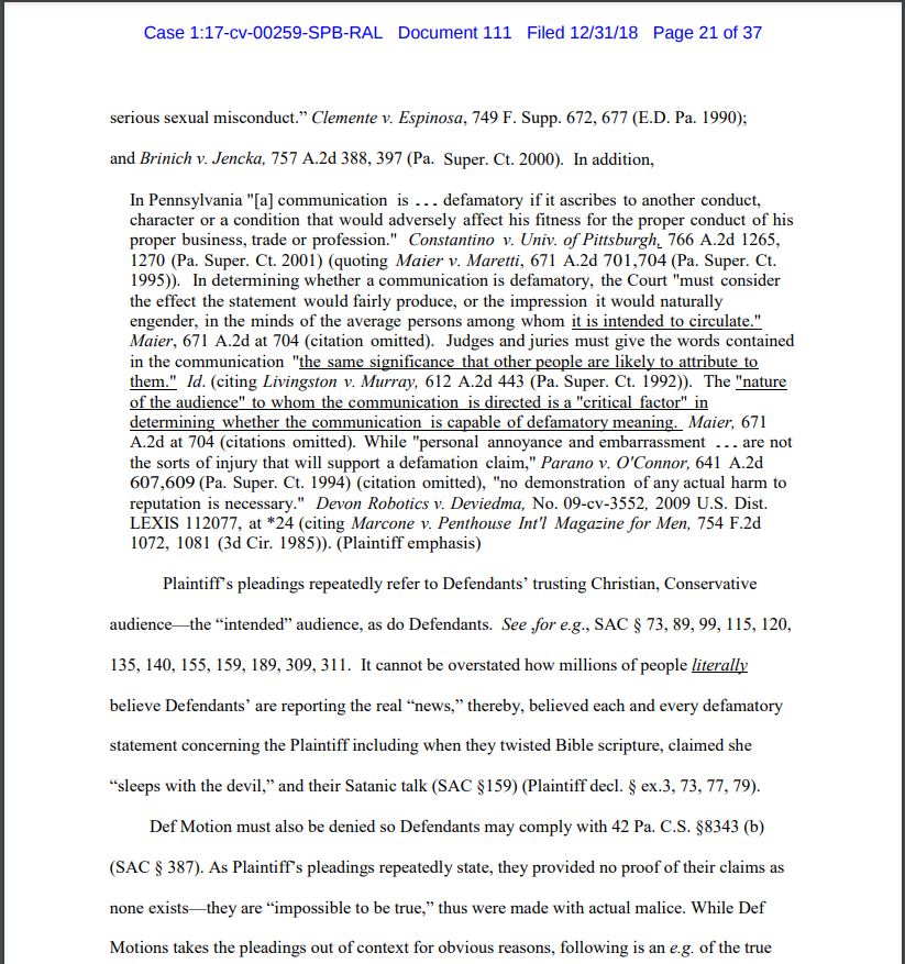 Marinkapm's tweet photo. @RightWingWatch Whoa. So dangerous. The radicalization of anything is never good. 

More fallout from my oathbreaker judges, including Judge Susan Paradise Baxter &amp; Magistrate Judge Richard Lanzillo #WDPA. https://t.co/nFELt8HM4p Court docs >bio. @pabarassn @atlblog @uscourts #judicialmisconduct https://t.co/7jC3fAYr4S