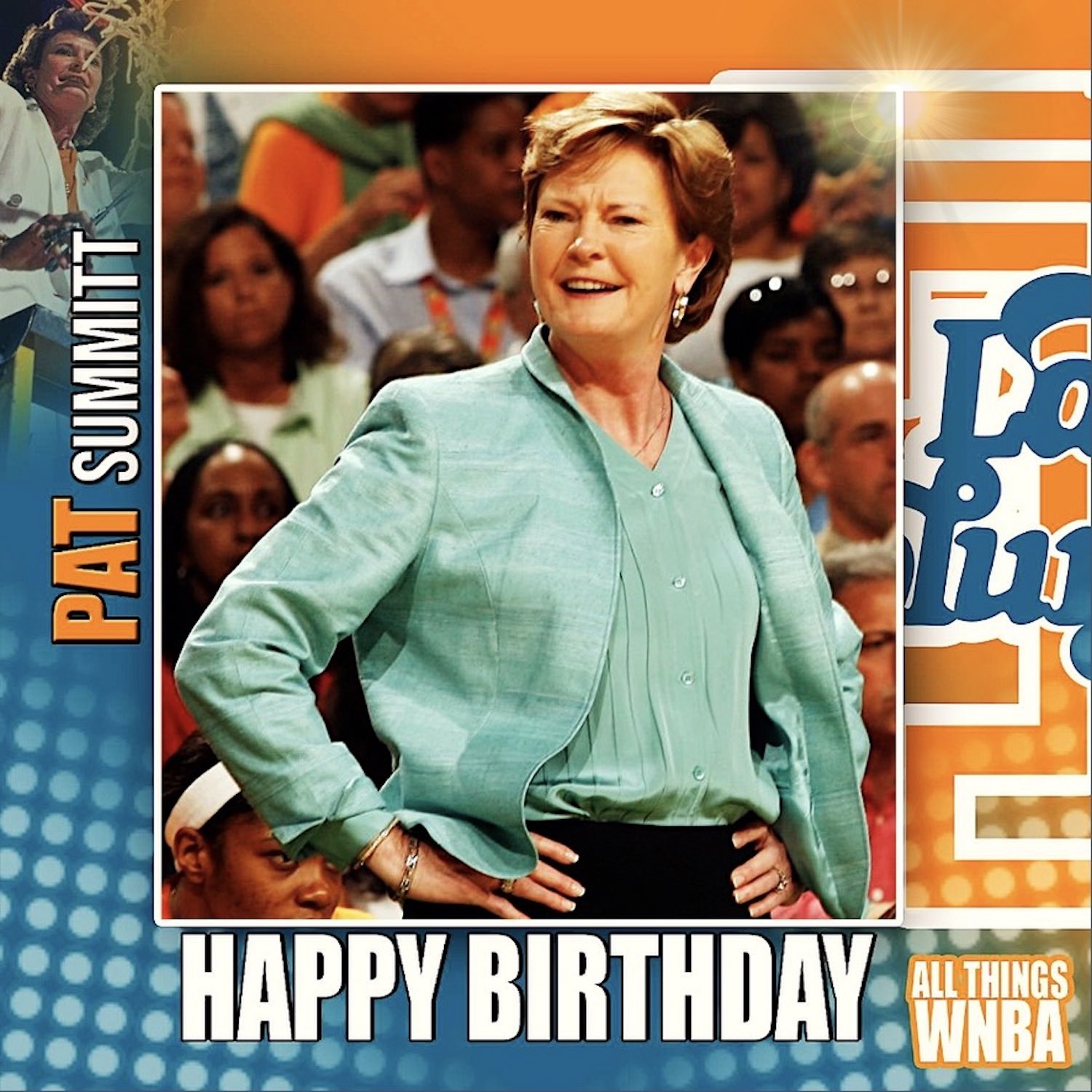 Happy heavenly birthday to basketball icon, legend, and pioneer Pat Summitt!!!  You are truly missed 