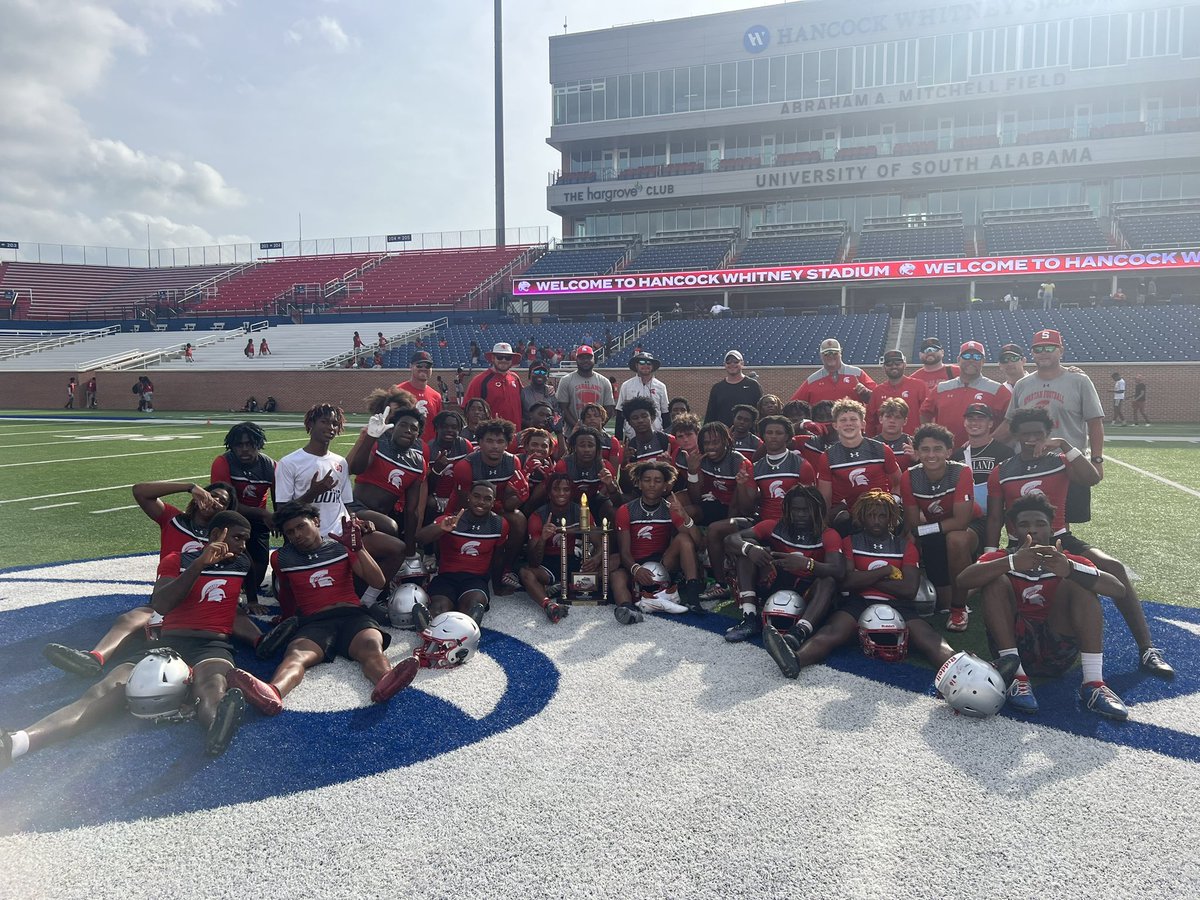Proud of these guys! Unbelievable group of young men! Good day of work winning the USA 7on7.. #8-0 ..