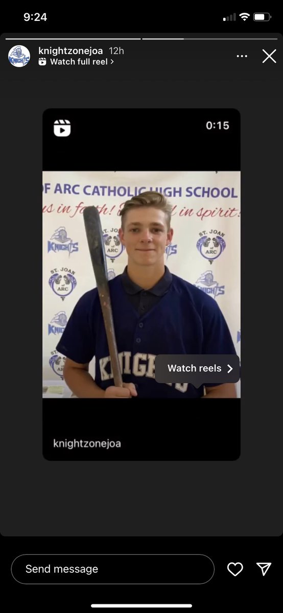hazen_myles's tweet photo. I was nominated for junior athlete of the year at my high school. I didn’t come home with the award but was honoured to be nominated amongst many great athletes. Thank you @KnightZoneJOA, @Joabaseball https://t.co/lQFEx7KuQ6