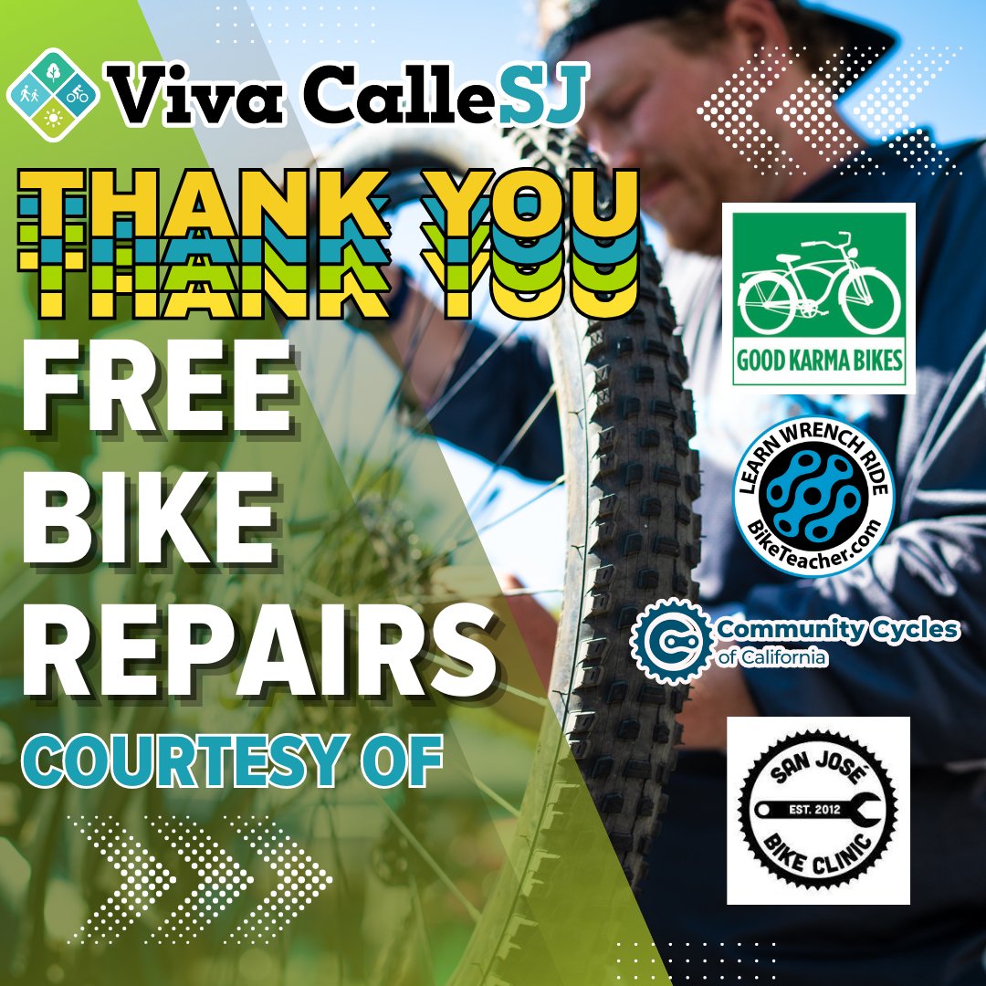 🙌 A huge shoutout to our incredible bike partners! 
Your dedication to our community is truly commendable. By offering FREE on-site bike repairs, you saved countless participants from having to leave the event early due to minor issues like a flat tire or other repair needs.
