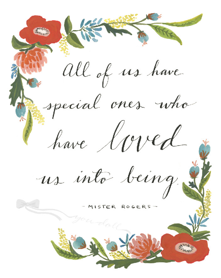 I've always loved Mister Rogers. Just throwing some positivity out there today.