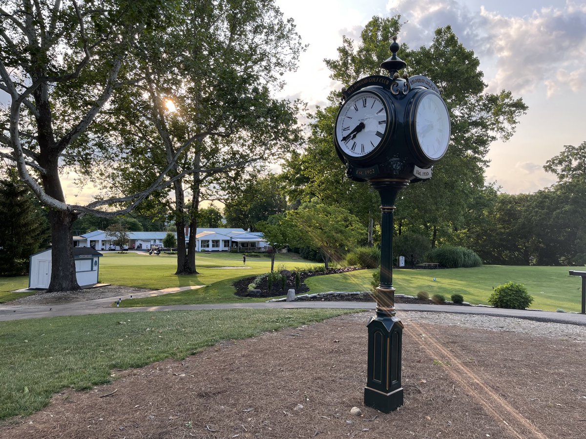 The intersection of light &amp; time .. Wildwood Golf Club