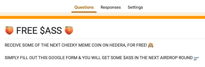 HELDiWanKenHODL's tweet photo. ❔Is this a good idea❓

🍑: 0.0.975289 | $ASS 

#GetThatASS | #Hedera | #SpicySummer | #NFA https://t.co/aKfNlXrFji