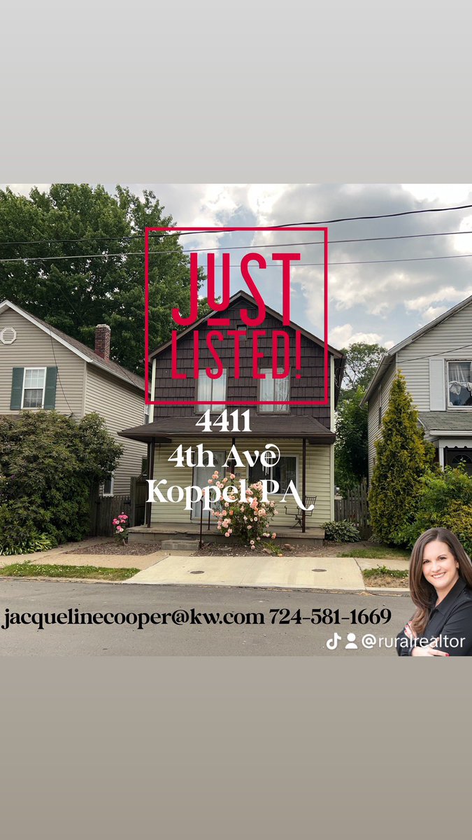 jcjackcooper's tweet photo. #JustListed !
For more pictures and information please visit: https://t.co/NWJrnpfl5L

#Koppel #BeaverFallsSchoolDistrict #TigerCountry #ListingAgent #Capper #KellerWilliamsBeaver #KWCares #KellerWilliams #PittsburghNorth #WesternPennsylvania #FirstTimeHomeBuyers #USDAEligible https://t.co/4o413weUsd