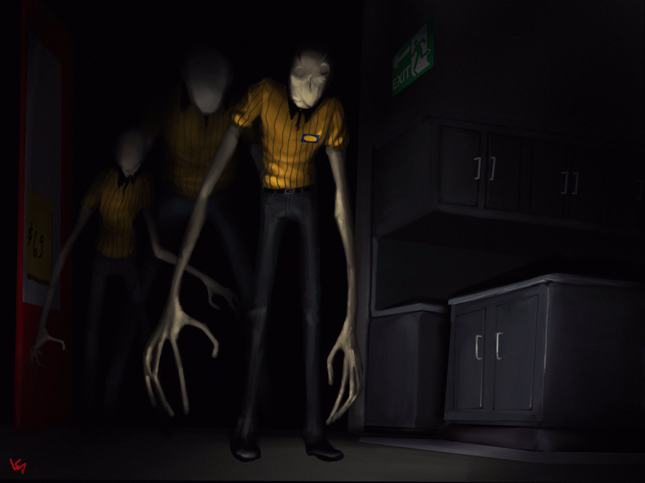 Leovincible on X: “The Store is closed” . SCP-3008 “The Infinite IKEA”  fanart  / X