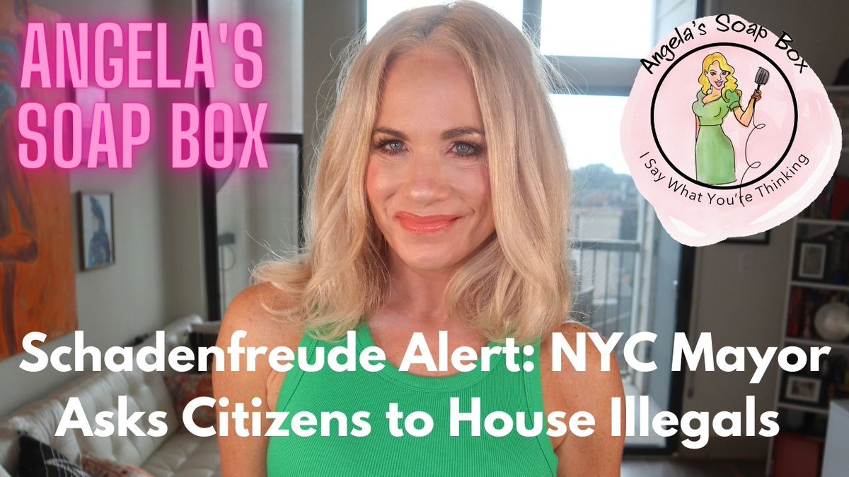 #AngelasSoapBox:

#Schadenfreude Alert: NYC Mayor Asks Citizens to House #Illegals

This is so delicious.

On YouTube, Rumble, Bitchute, and TikTok @ AngelasSoapBox

Share!

#IllegalImmigration #IllegalAliens #illegalimmigrants #SanctuaryCity #SanctuaryCities #EricAdams…