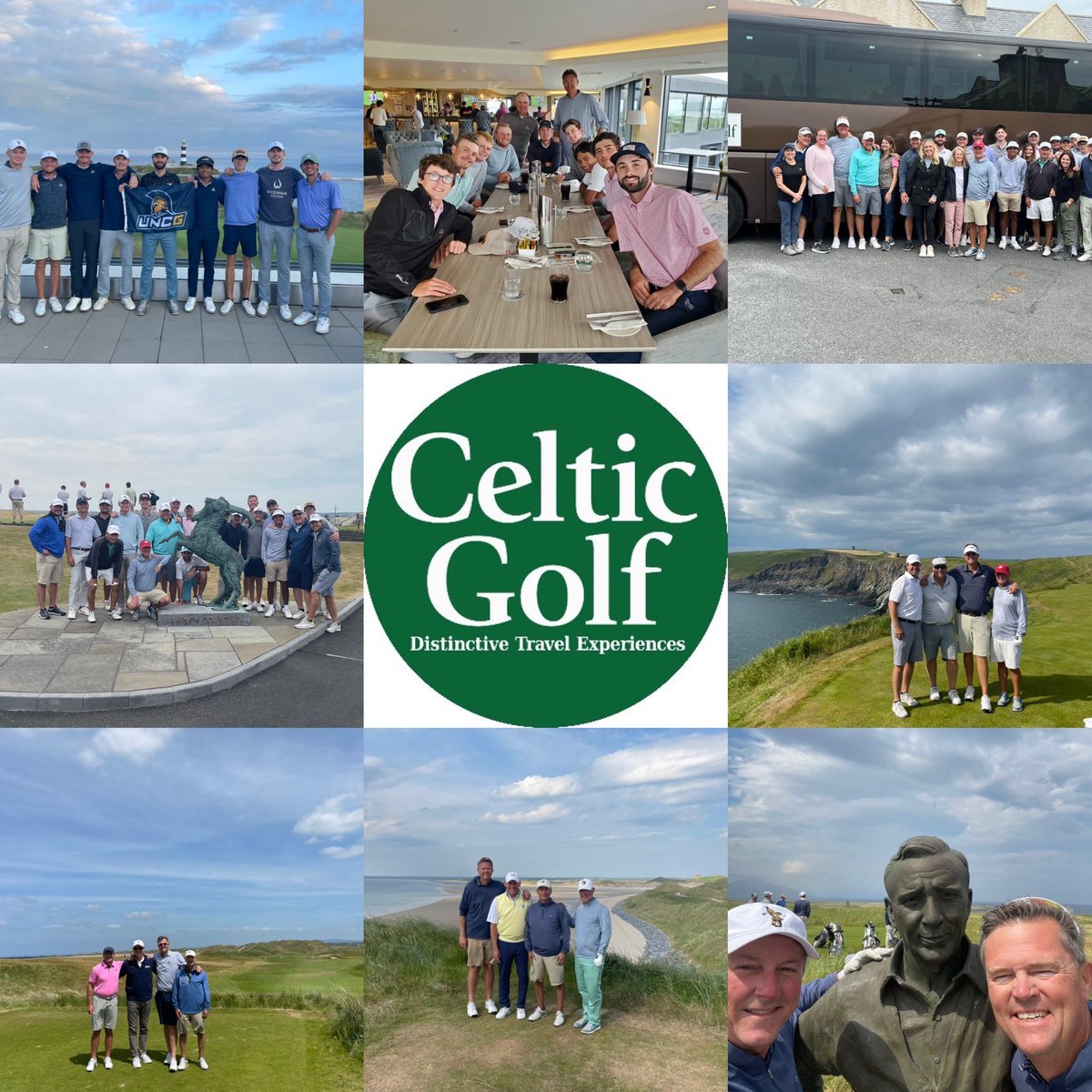 Thank you to all our donors, alumni, parents and administration for providing our players such an once in a lifetime experience in Ireland!  A big shoutout to @CelticGolf  They are the best in the business! #letsgoG ⚔️🇮🇪