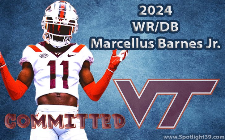 4-Star WR/DB Marcellus Barnes Jr. chooses @VirginiaTech for his football career! 

The dynamic athlete from McCallie School in Chattanooga has his eyes set on personal growth on and off the field. A Virginia Tech degree and elite training prep him for success! #Hokies 

Read the…