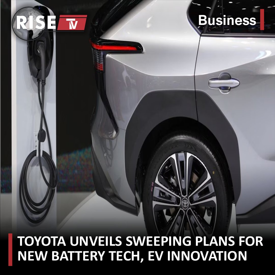 Tokyo, June 13— Toyota (7203.T) announced on Tuesday that it will use high-performance, solid-state batteries and other technologies to increase the driving range and lower the cost of future electric cars (EVs).
#Toyota #BatteryTech #EVInnovation #Sustainability #FutureMobility