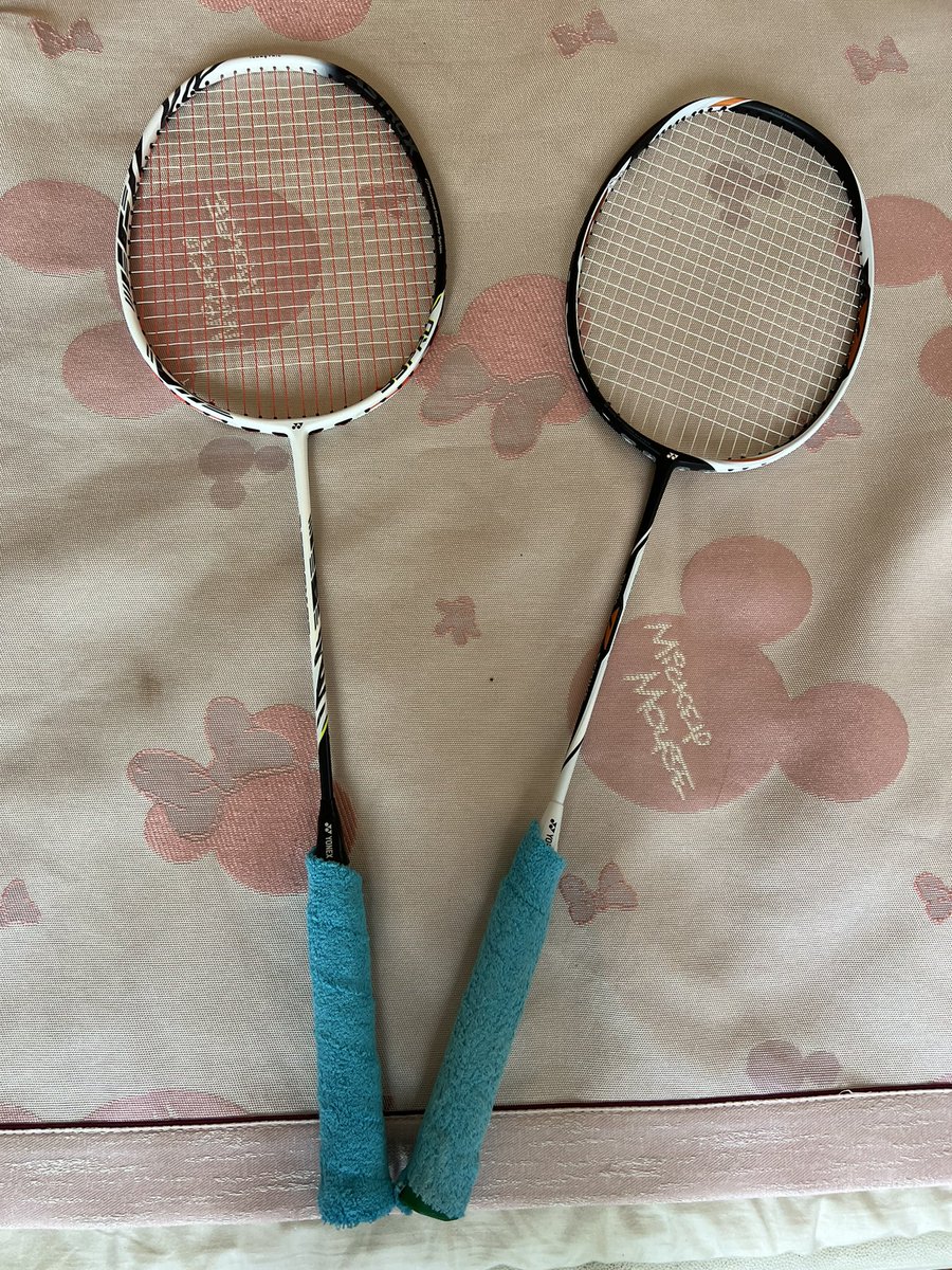 karjk's tweet photo. Confused , which one I should use for tonight practice☺️
#BackToCourt
#Astrox99pro #DzStrike https://t.co/DLUuUZ41rJ