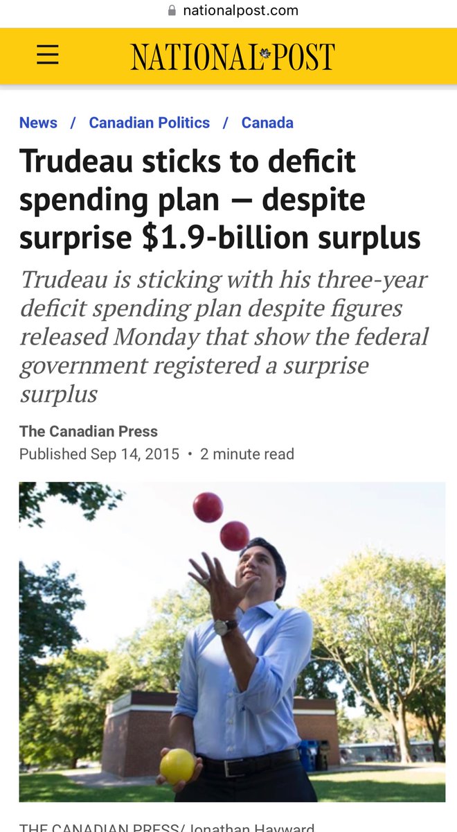 If only we’d been given a sign. 

#TrudeauBrokeCanada