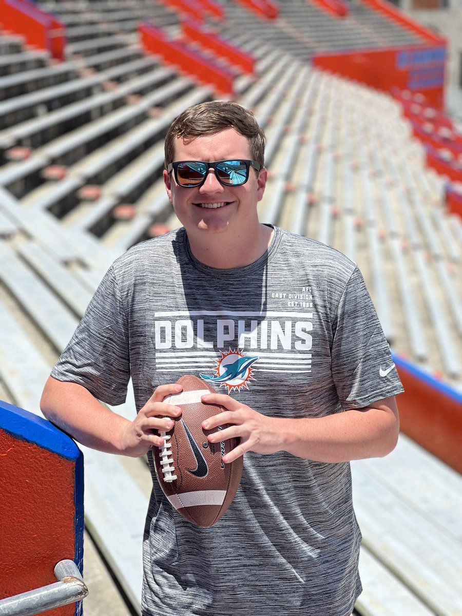 nickyuska's tweet photo. Stoked to announce that I’ve accepted a position with the Miami Dolphins! 

Working in the NFL has been a dream of mine since i was a kid and I’m extremely proud to take this next step in my career. https://t.co/G9HAeapi0n
