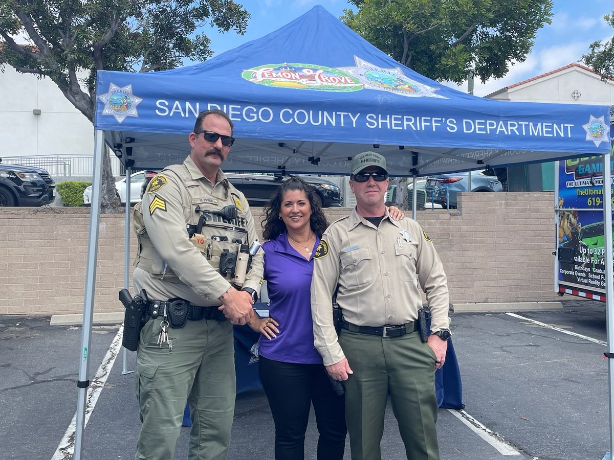 San Diego Sheriff on Twitter This week, Lemon Grove