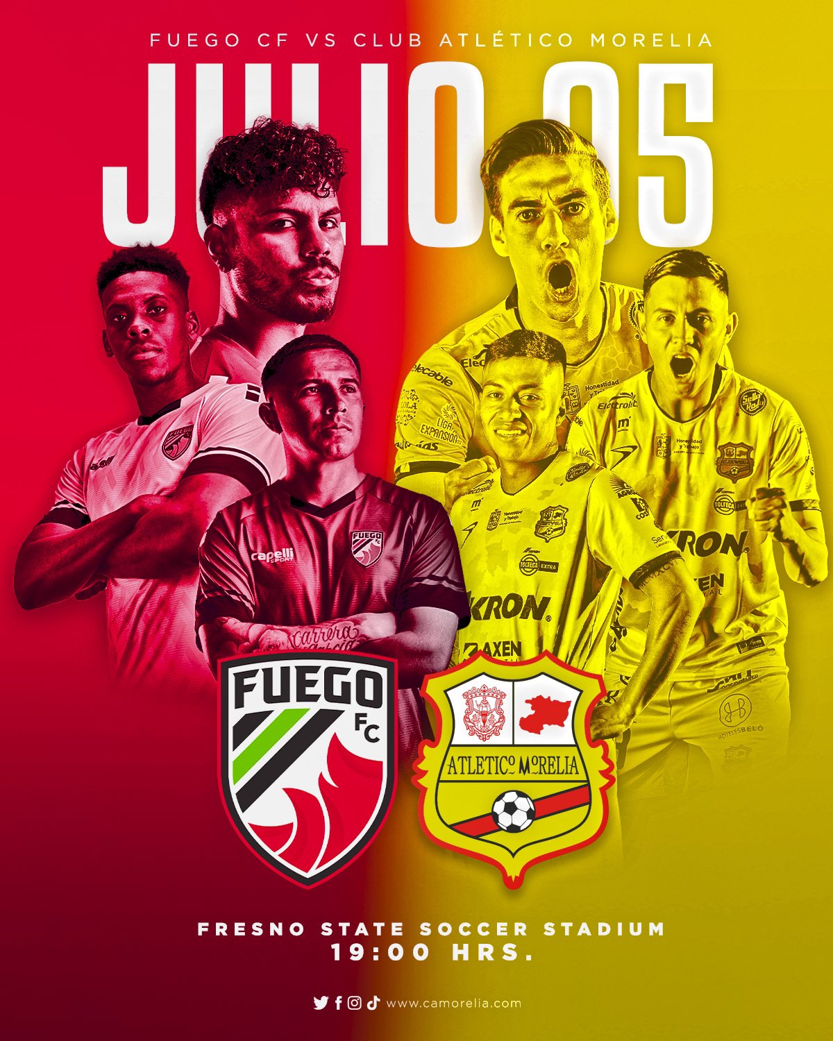 Fuego FC Announces Match Against Atlético Morelia - Central Valley