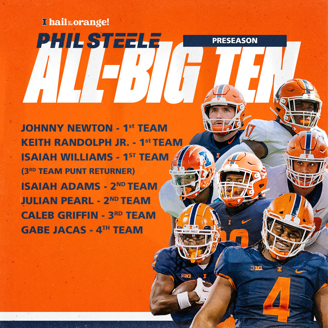 Preseason honors from <a href="/philsteele042/">Phil Steele</a> 

#Illini // #HTTO // #famILLy