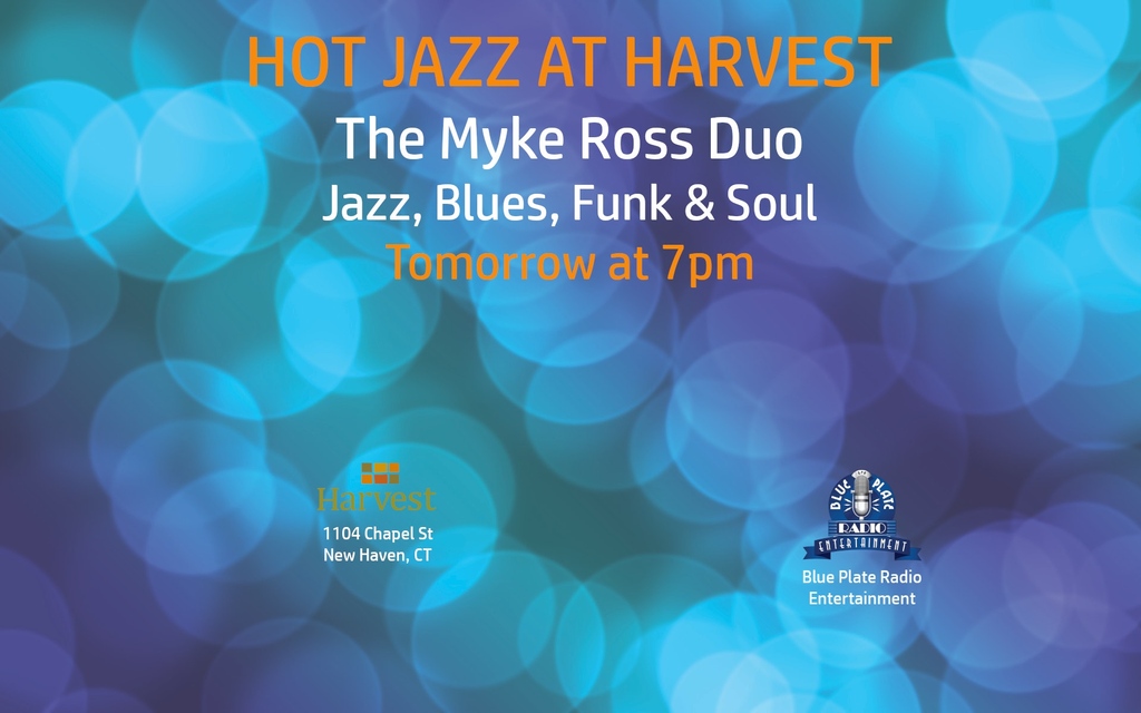 blueplateradio's tweet photo. #hotjazzatharvest #livemusic #downtownnhv #harvestnewhaven #tomorrow 7pm Myke Ross #guitar Ed Concepcion #percussion
#Jazzpop #weekend #theshopsatyale #greaternhchamber #love #jazzmusic #exploremusic #bbbservingct #thursday #jazzmusician #blueplateradioentertainment #bookingagent https://t.co/DdweBIE3RO