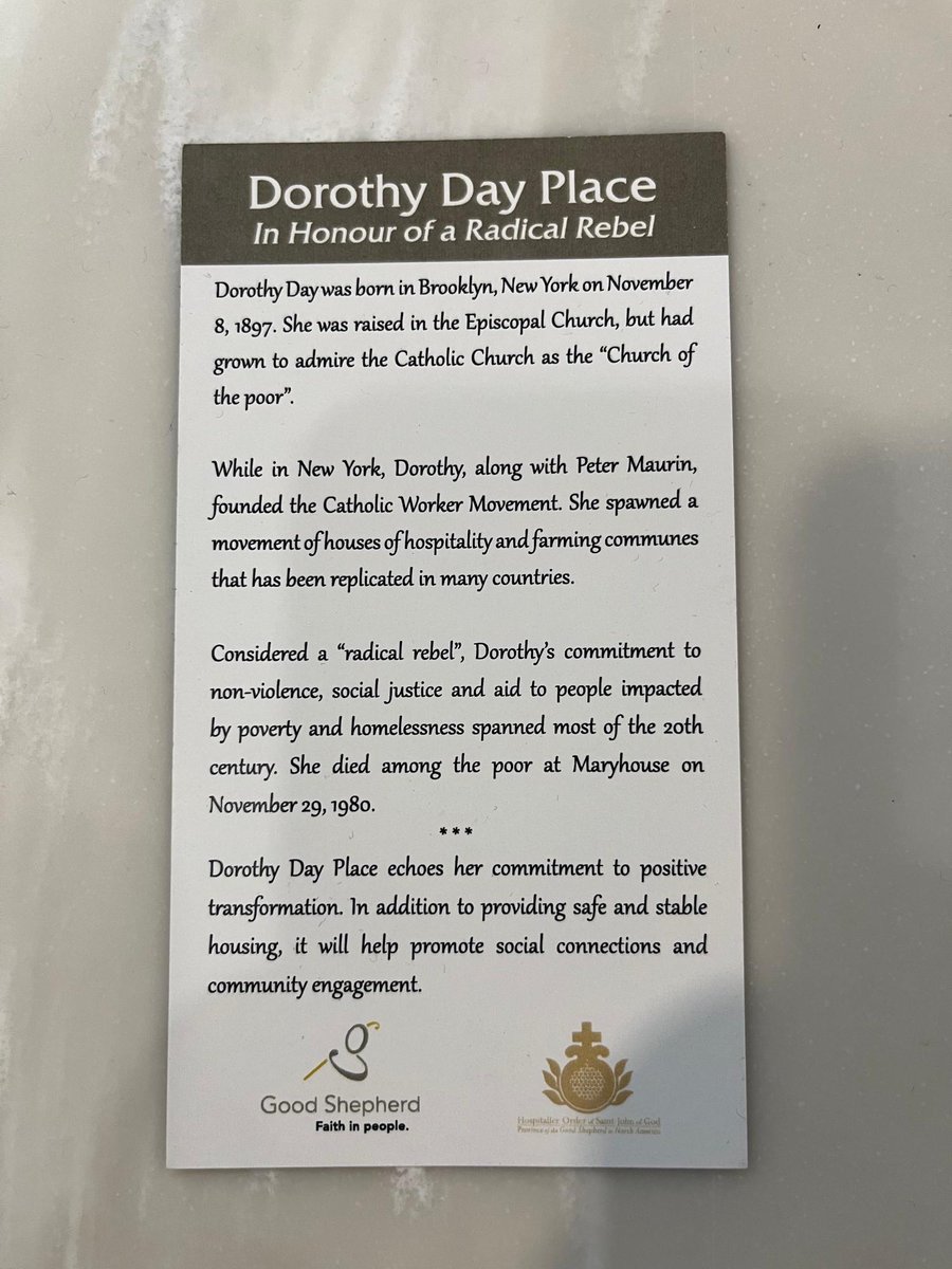 Yesterday was the grand opening of <a href="/GoodShepherdHam/">Good Shepherd</a>'s Dorothy Day Place, a 73-unit affordable housing program for women, non-binary, transgender, &amp; two-spirit individuals affected by homelessness. We were glad to be in attendance celebrating the addition of this vital program 🙌🏻