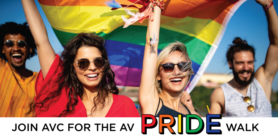 Join Student Life for the Antelope Valley Pride Walk 2023 on Sat. June 24 at 4:45pm There will be a celebration at Transplants Brewery in collaboration with The OUTreach Center AV complete with a DJ, dancing, and vendors!

For more info: ow.ly/j9lX50ONcPM