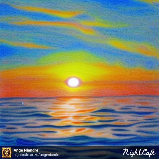 Good morning dear friends. #TheOdyssey365Days presents: #First_edition #day16 The Rising Sun Happy Thursday!!! #nightcafe #nftart #nftartist #nftartgallery #nftartwork #nftartcollector #nftcommunity #nftartoftheday #crypto #nft #angeniandre #nfts #color #AI_generated_artwork