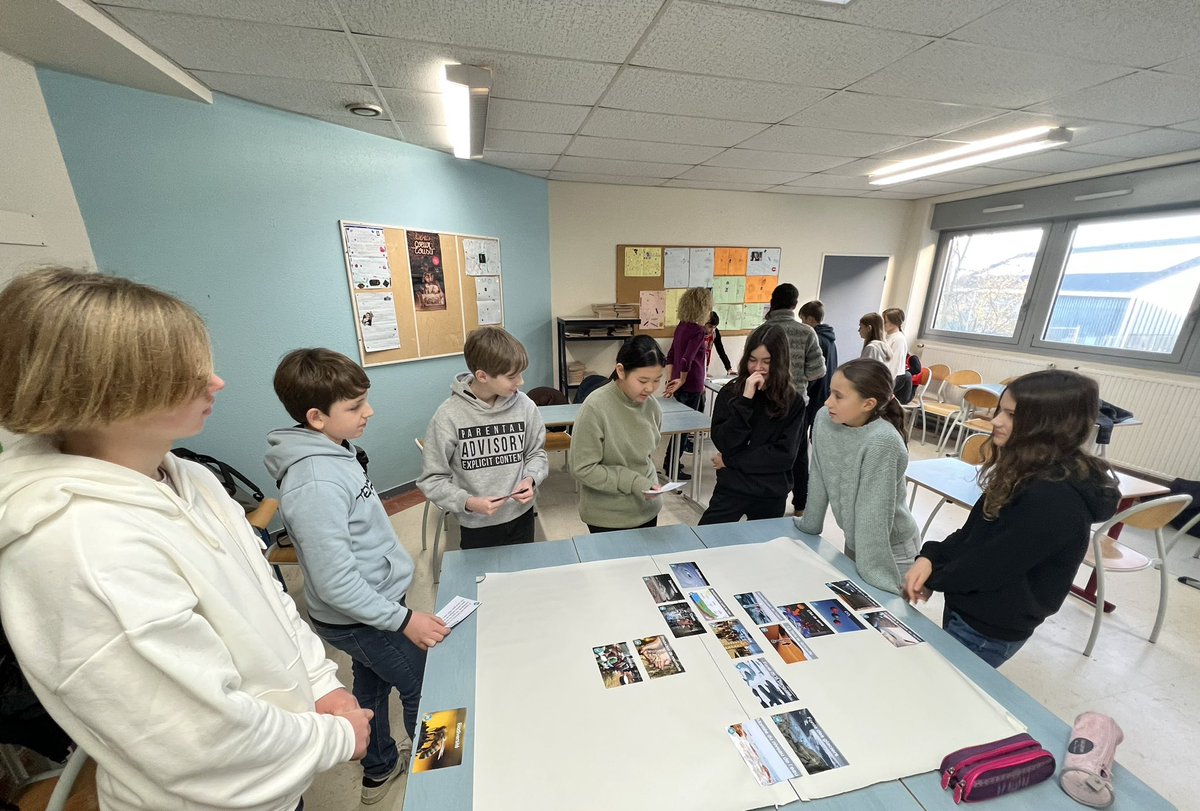 ➡️1ere édition de la #Greenweek au clg J Brel : riche programme de sensibilisation de ts les élèves aux gestes eco-citoyens, aux enjeux climatiques avec des ateliers « fresque du climat » animés par des parents, cueillettes de fruits, marche verte CM2-6e, conférences etc. #EDD 🌎