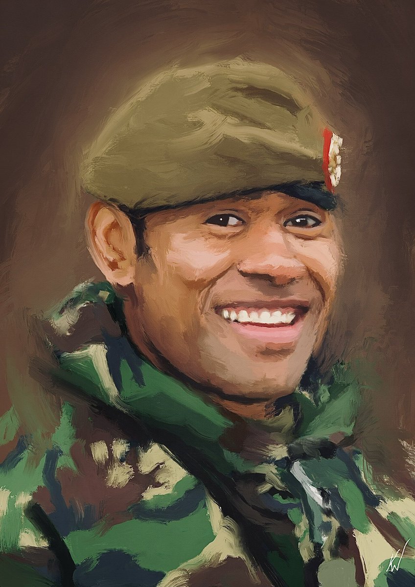 Remembering today Kingsman Ponipate Tagitaginimoce from 1st Battalion The Duke of Lancaster's Regiment (1 LANCS), fell in Afghanistan on Tuesday, 15 June 2010 who’s portrait will be making its way to his family @LANCS_REGT #Wewillrememberthem #Afghanistan @poppypride1