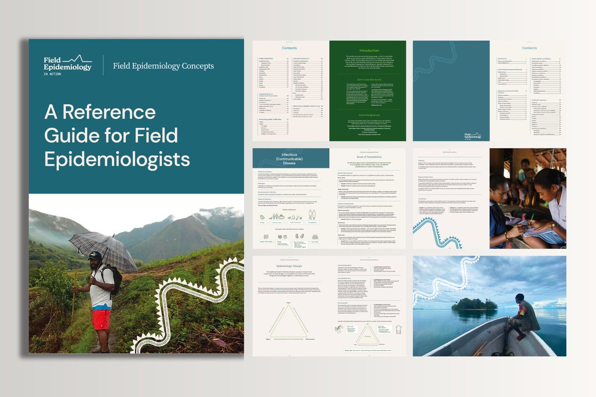 📢 We are excited to release our reference guide for #fieldepis. Designed for #FETP fellows, faculty, and alumni in #PNG and #SolomonIslands, but valuable for FETPs worldwide. It includes definitions and worked examples of key field epidemiology concepts. fieldepiinaction.com/reference-guide