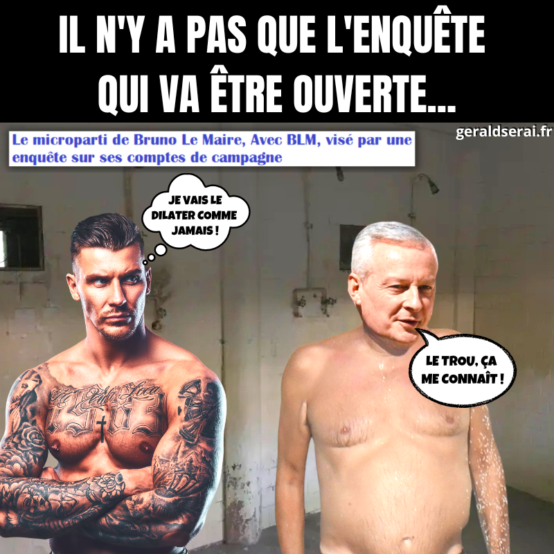 GeraldSerai's tweet photo. À la différence de ses conquêtes littéraires, ses factures ne sont pas encore réglées…

----------
#bfn #breakingfakenews #humour #mème #brunolemaire #enquête #comptesdecampagne #avecblm #primairelr #renflementbrun

Abonnez-vous !

https://t.co/evlNfXY2lF