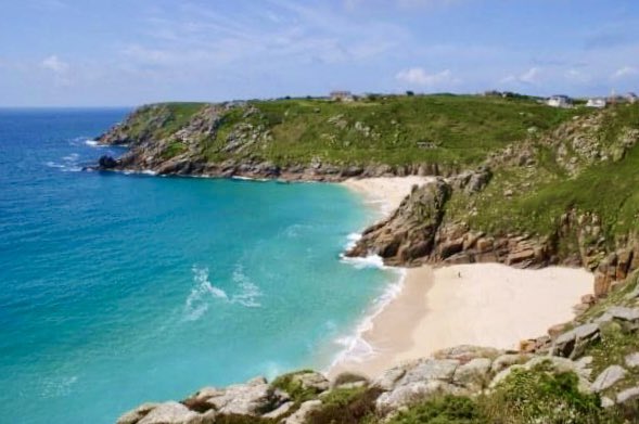 Looking towards the gorgeous Minack theatre #Porthcurno #Cornwall