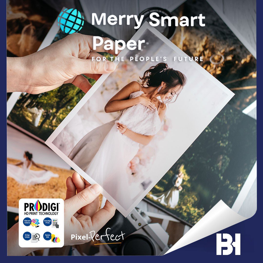 'Merry Smart Paper ile markanızı öne çıkarın! Profesyonel baskılarımızla etkileyici ve kaliteli iş sonuçları elde edin. 🖨️🚀 #ProfessionalPrints #BrandExcellence #MerrySmartPaper