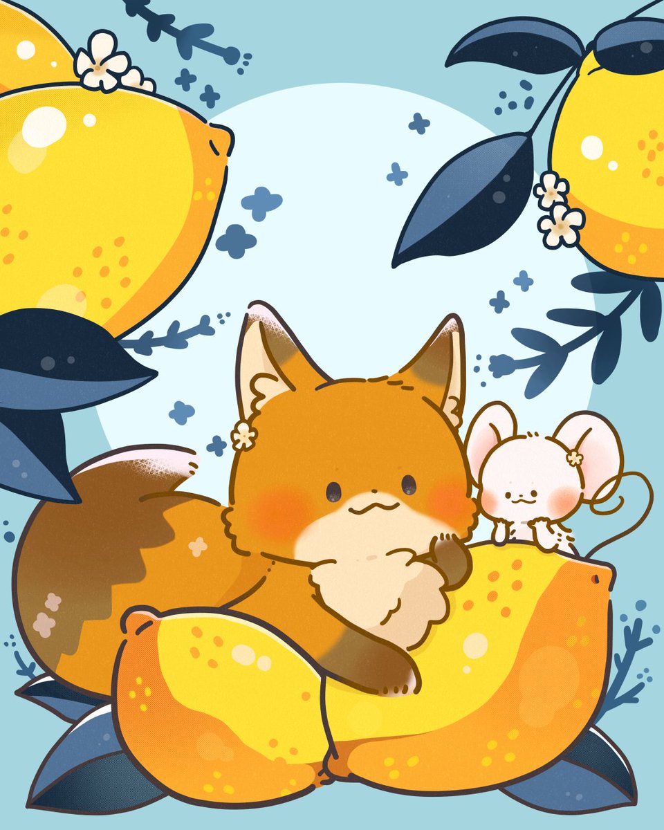 キツネとレモン🍋*.+ﾟ https://t.co/u8loOxmst1