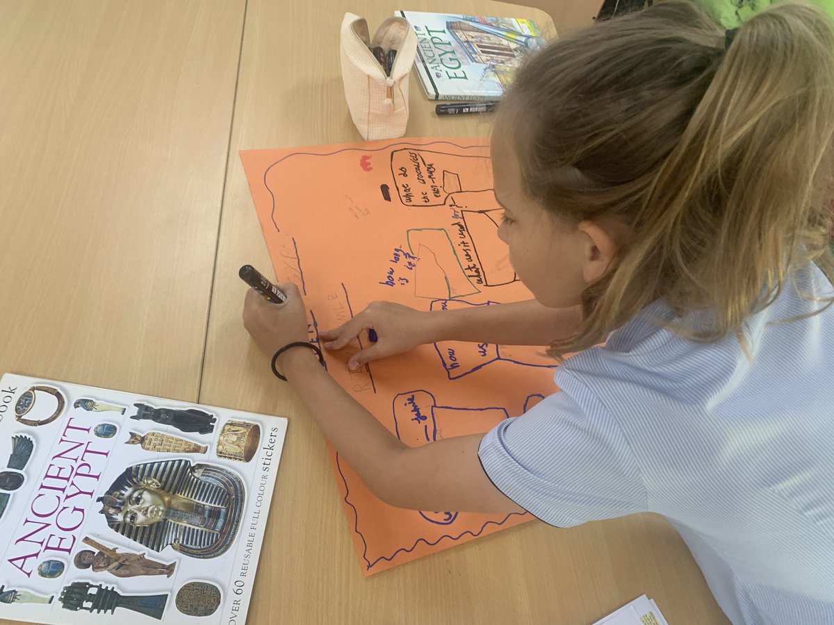 Historians at work! We have chosen elements of Ancient History to research from mummification, weapons, life on the Nile to Gods, Goddesses &amp; Tutankhamun. Engaging and fun! Next up is writing our non-chronological reports! #JESSJumEnglish #JESSJumCollaboration