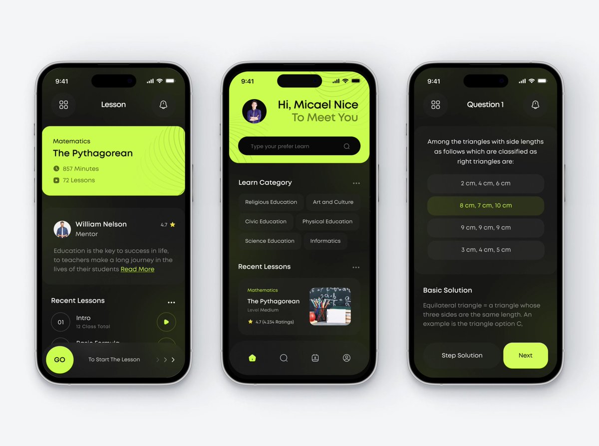 Give your thoughts on this exploration of Aesthetic App E-Learning, created by nabhanld

#ux #userresearch #uxdesign #userexperience #productdesign #uxdesigner #ios #iosdeveloper #iphone14pro #uidesign #uiux #uidesign