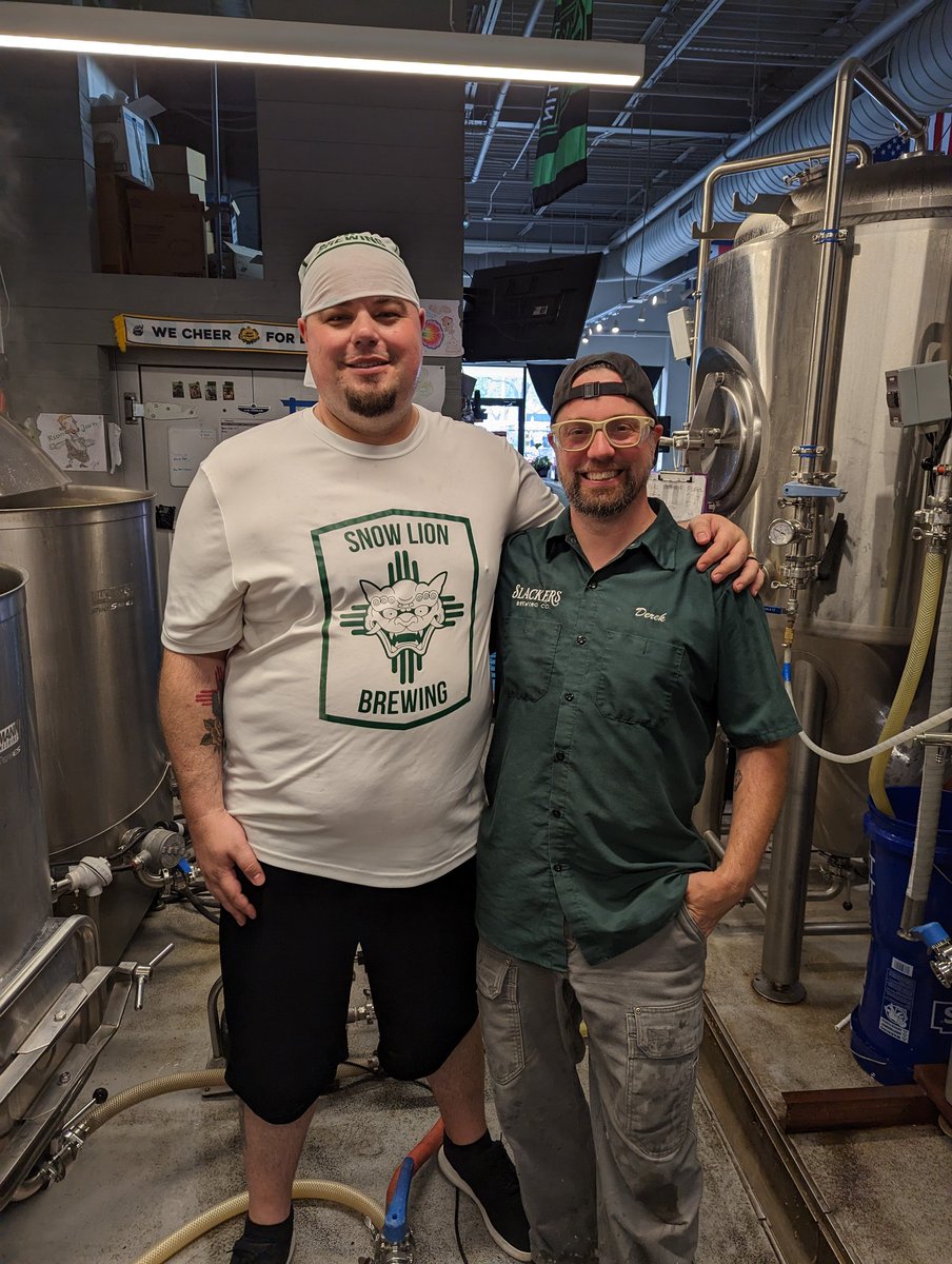 I had the honor of brewing one of my recipes at <a href="/SlackersBrew/">Slackers Brew</a> this week. 🍻 Brewed my unique spin on a Belgian Dark Strong Ale, called Piloncillo Pyramids. Can't wait to see how it turns out.

#slackersbrewing #craftbeer #piloncillo #belgiandarkstrongale