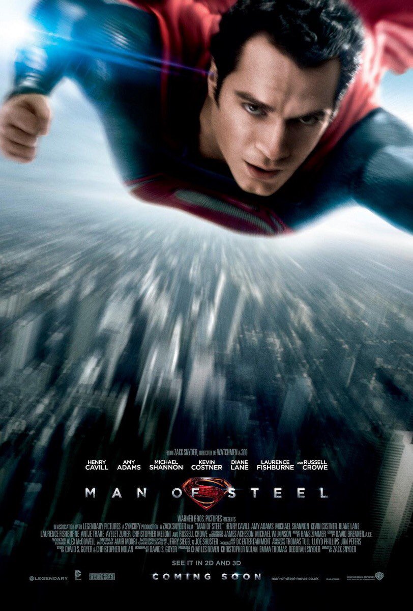 🎬MOVIE HISTORY: 10 years ago today, June 14, 2013, the movie ‘Man of Steel’ opened in theaters!

#HenryCavill #AmyAdams #MichaelShannon #KevinCostner #DianeLane #LaurenceFishburne @russellcrowe #AntjeTraue #AyeletZurer @Chris_Meloni #HarryLennix #ZackSnyder @Superman @DCOfficial