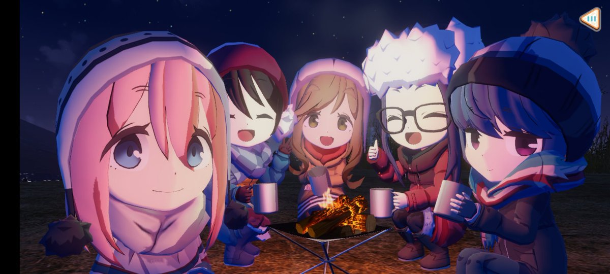 ChocolateCat924's tweet photo. @yurucamp_game_t 開了開了，衝啊衝啊！ https://t.co/8B9P75zXLT